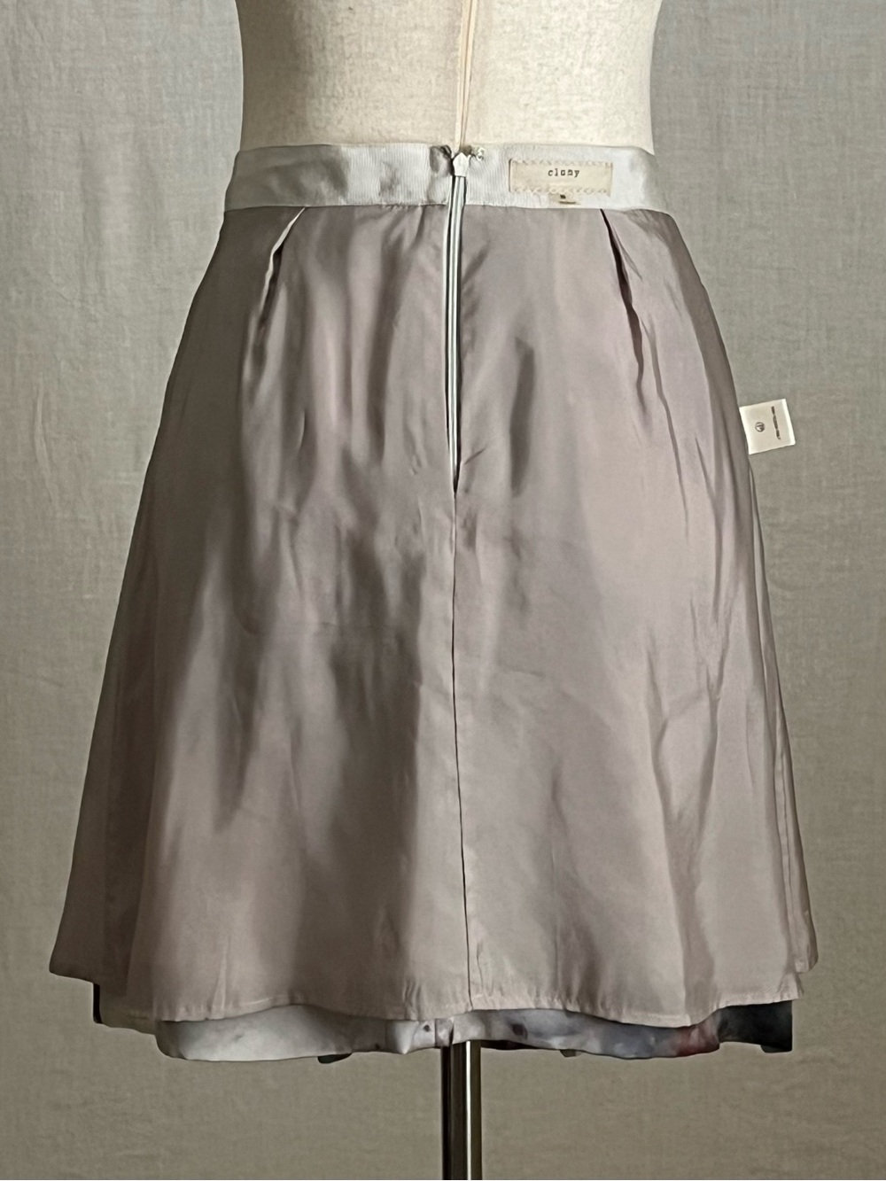 Cluny - Silk Mini Skirt - M - Picture 10 of 14
